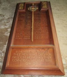 3. WW1 Plaque